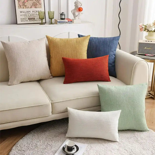 Kit Decorativo Almofadas Linho Neutro